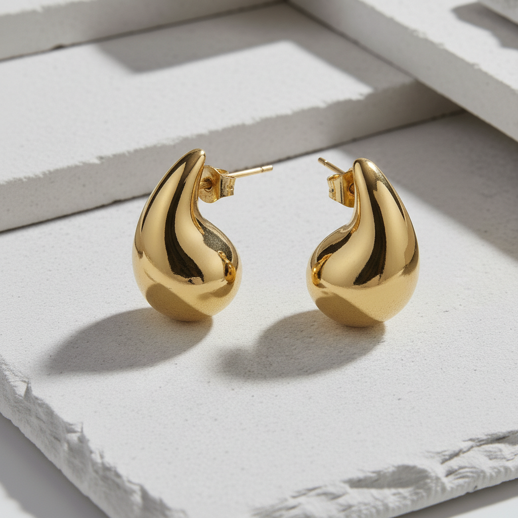 Crafted with expertise and precision, our Drop Stud Earrings are the perfect addition to any outfit. Made from hypoallergenic stainless steel, they are tarnish-proof and sustainable for long-lasting wear. Enjoy the low maintenance and lightweight design while looking effortlessly stylish.