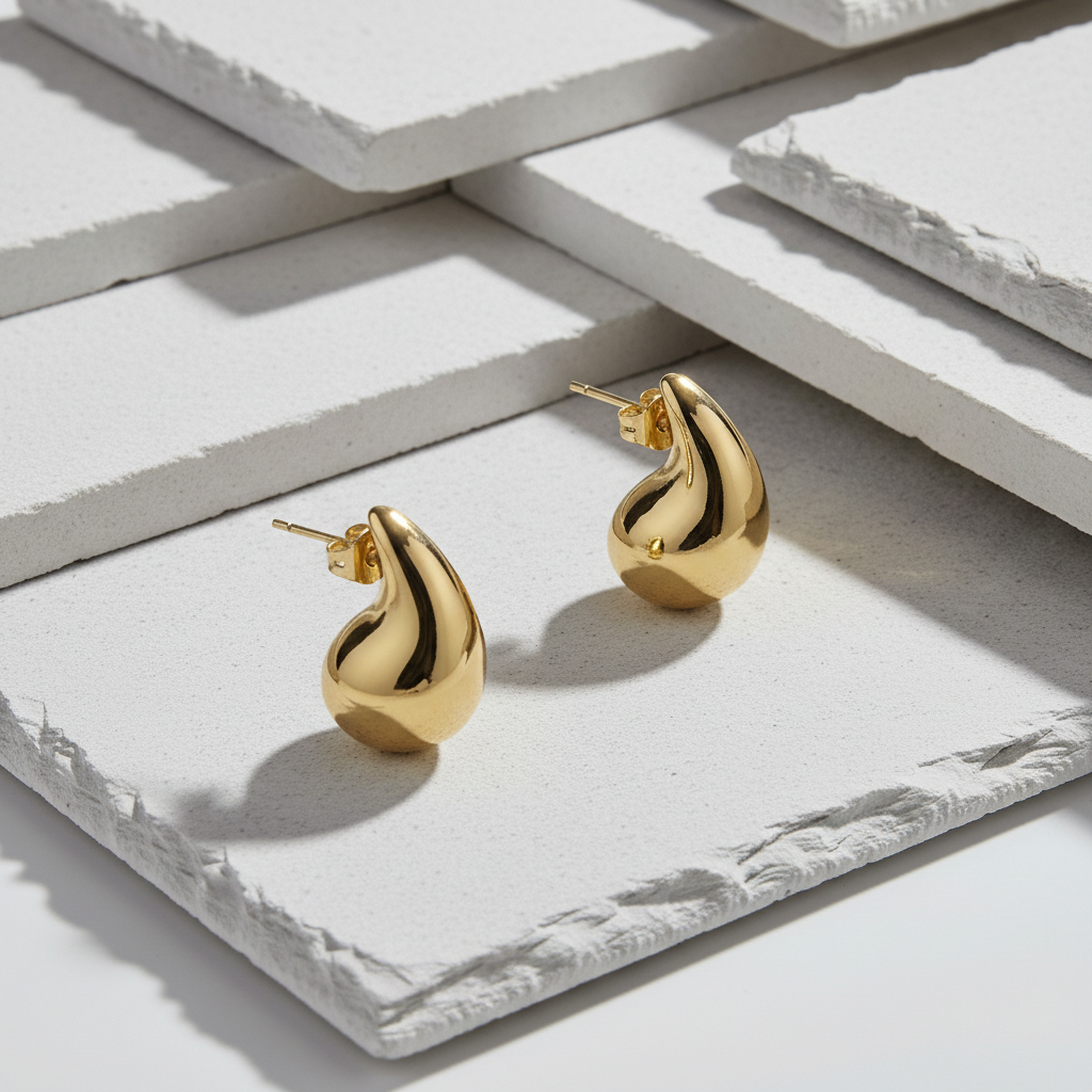 Crafted with expertise and precision, our Drop Stud Earrings are the perfect addition to any outfit. Made from hypoallergenic stainless steel, they are tarnish-proof and sustainable for long-lasting wear. Enjoy the low maintenance and lightweight design while looking effortlessly stylish.
