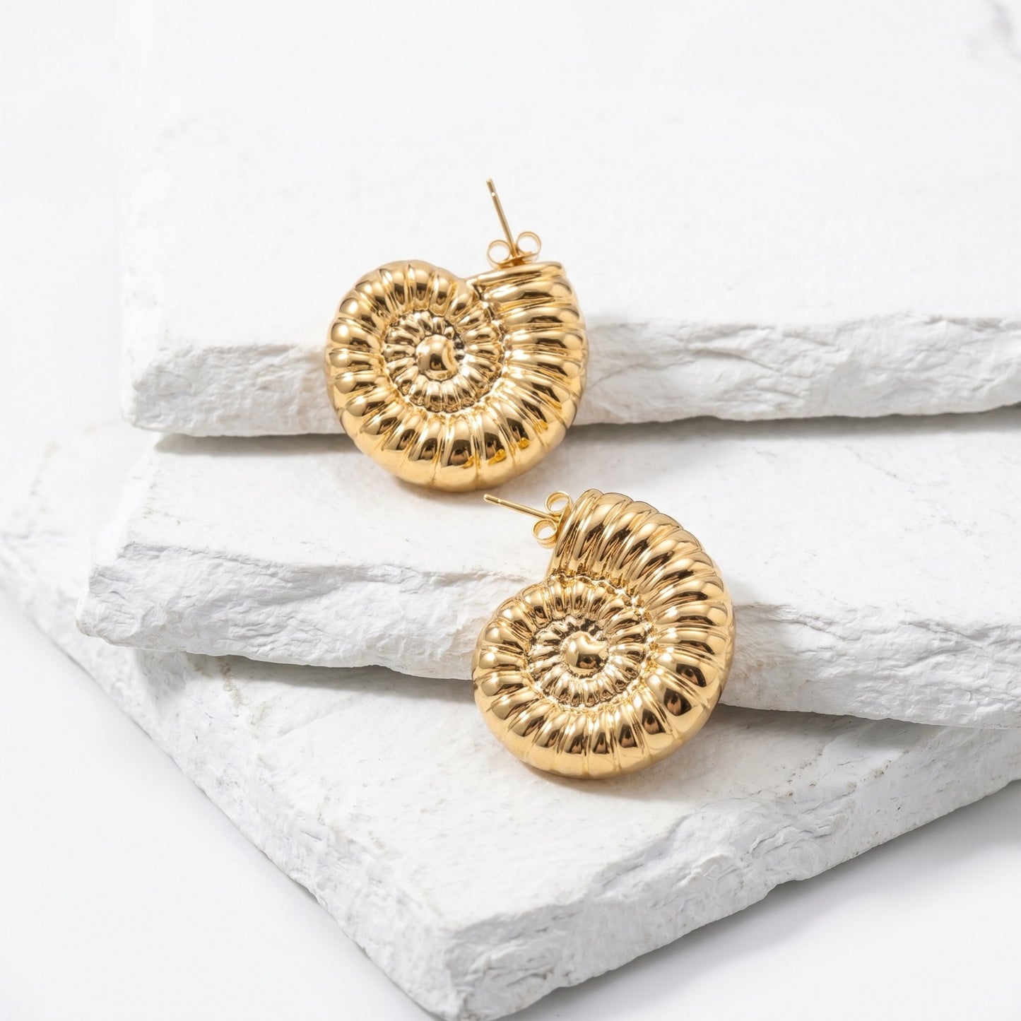 Large Ocean Treasure Drop Earrings