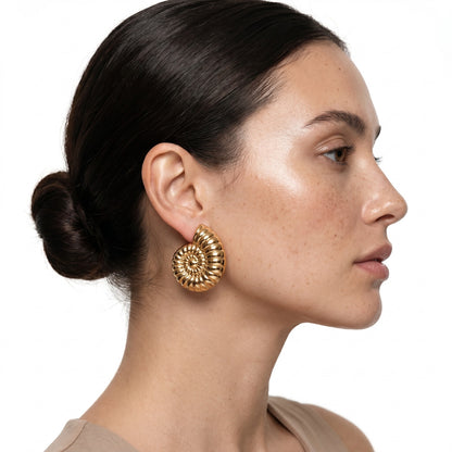 Large Ocean Treasure Drop Earrings